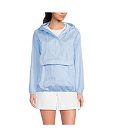 Lands' End Women's Packable Anorak Windbreaker