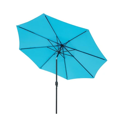 10 Feet Outdoor Patio Umbrella with Tilt Adjustment and Crank