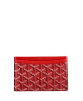 Pre-Owned Goyard Saint Sulpice Card Holder Coated Canvas