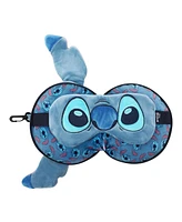 Disney Stitch Big Face Youth Blue 6" Neck Pillow