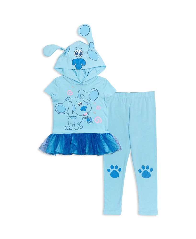 Blue's Clues & You! Cosplay Costume T-Shirt Dress Leggings