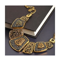 Sohi Gold-Plated Stone Necklace