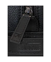 The Hey Handsome Pebble Grain Genuine Leather Toiletry Dopp Kit