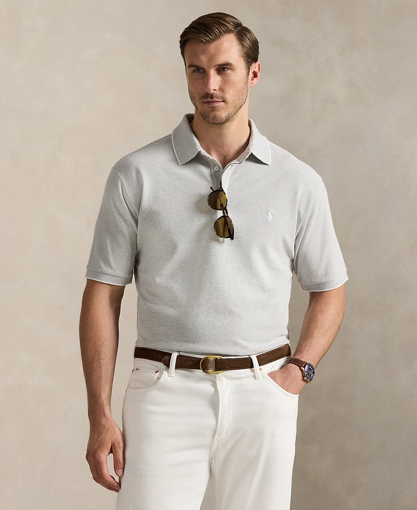 Polo Ralph Lauren Men's Big & Tall Stretch Oxford Mesh Shirt