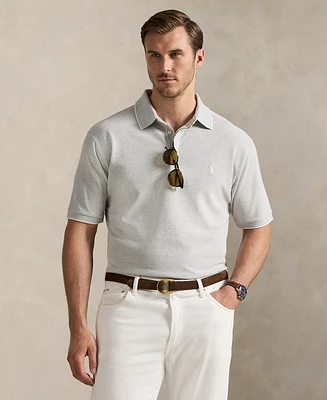 Polo Ralph Lauren Men's Big & Tall Stretch Oxford Mesh Shirt