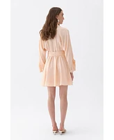 Nocturne Women's Belted Shirt Dress