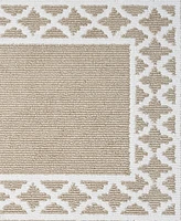 Nautica Collin Trellis Border Tufted 2-Pc. Runner Rug Set