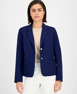 Kasper Two-Button Blazer, Regular and Petite