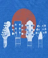 Fifth Sun Men's Guitar Heads Short Sleeve T-Shirt