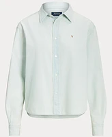 Polo Ralph Lauren Women's Cropped Boxy Chambray Shirt