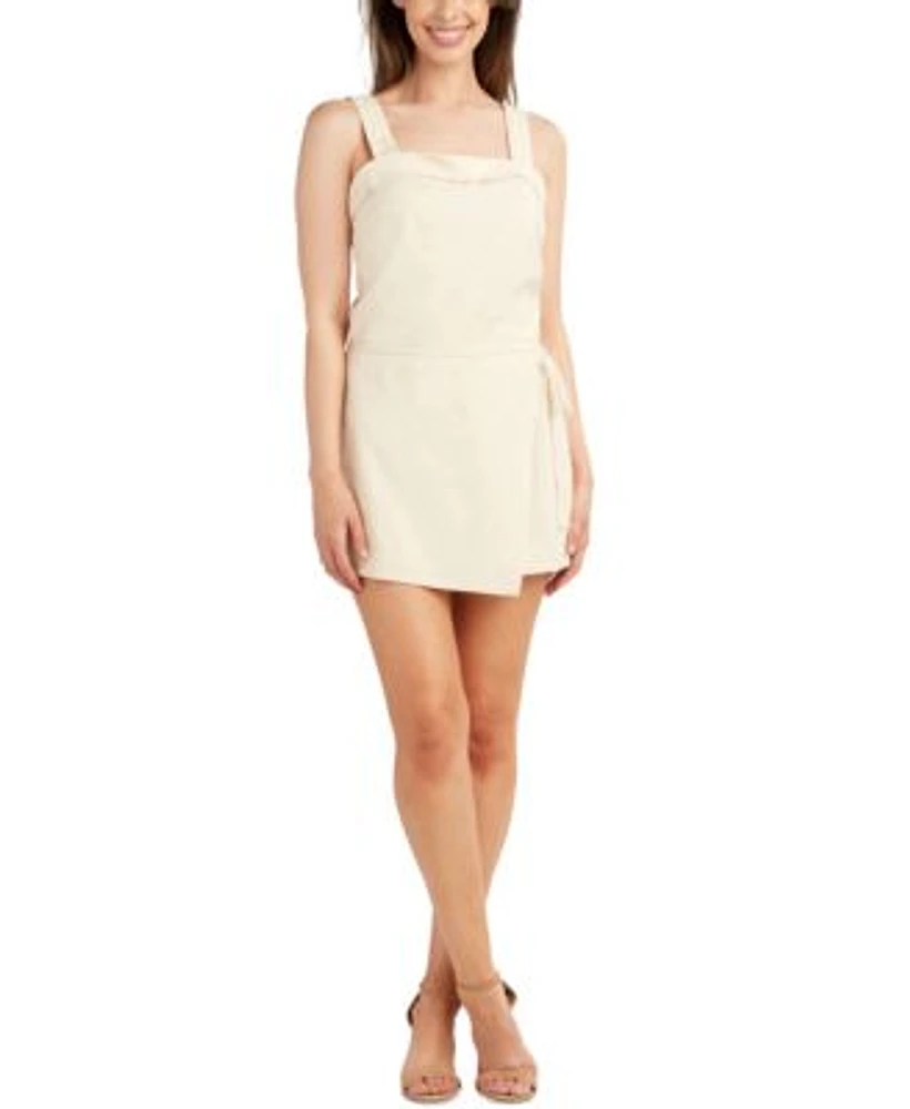 Bcx Juniors Square Neck Tank Wrap Front Skort