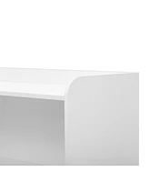 White Wood 3-Drawer Storage Cabinet