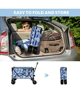 Heavy Duty Collapsible Wagon with Big Wheels