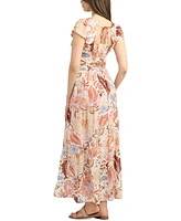 Bcx Juniors' Sweetheart-Neck Cap-Sleeve Top