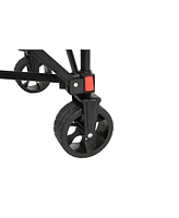 Folding Wagon Cart - All Terrain Wheels (Army Green)