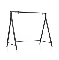 Patio Metal Swing Stand with A-Shaped Structure