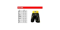 Fearless Classic Satin Pro-Style Boxing Trunks: Premium Fight Shorts for Training and Gym Clothing, Boxing Trunks Black/Gold, Size L