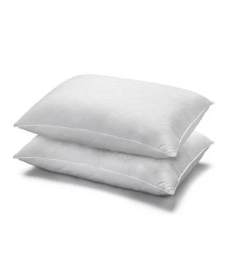 Ella Jayne Cotton Quilted Medium Density 2 Pack Pillow