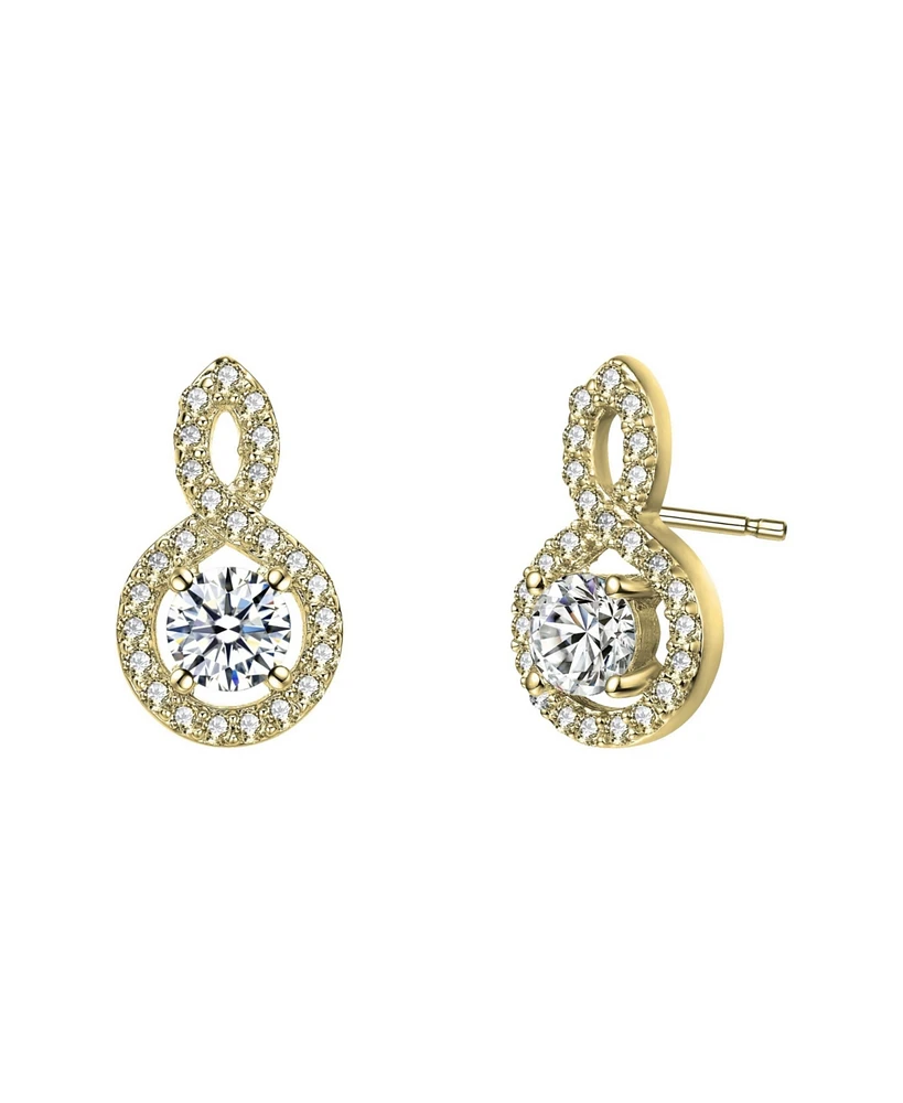 Classic Drop Earrings with Clear Cubic Zirconia