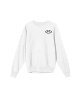 Modelo Men's Diamond Frame Beer Logo Crew Neck Long Sleeve White Adult Sweatshirt-3XL