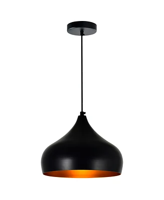 Cwi Lighting 13" Metal Dynamic 1 Light Down Pendant
