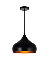 Cwi Lighting 13" Metal Dynamic 1 Light Down Pendant