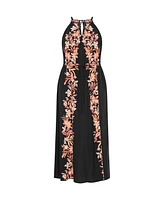City Chic Plus Island Girl Dress