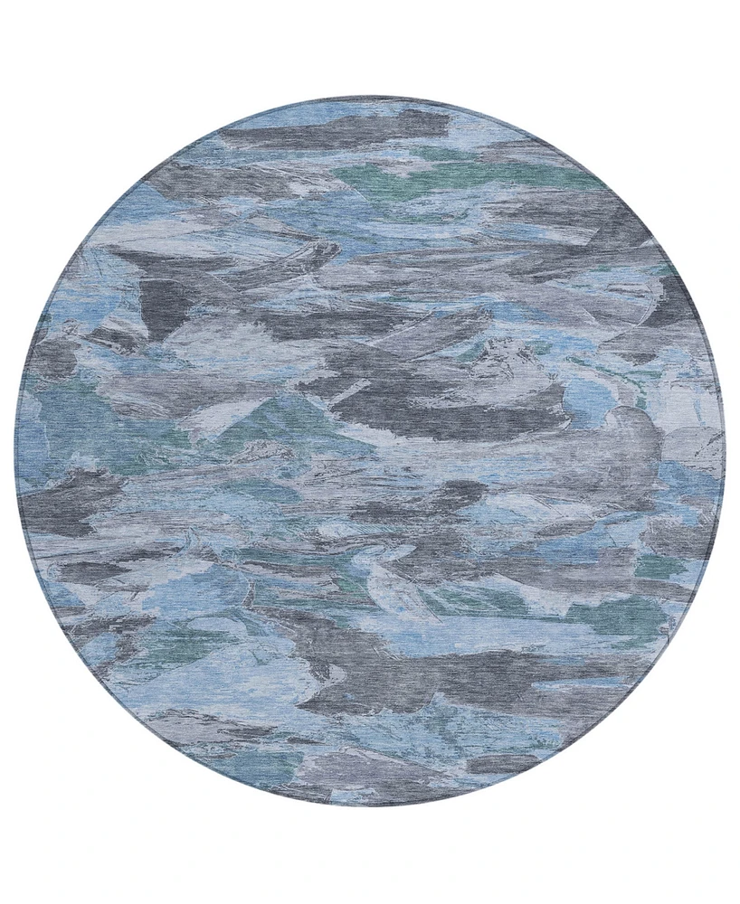 Addison Chantille Machine Washable ACN1346 8'x8' Round Area Rug