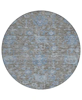 Addison Chantille Machine Washable ACN1376 8'x8' Round Area Rug