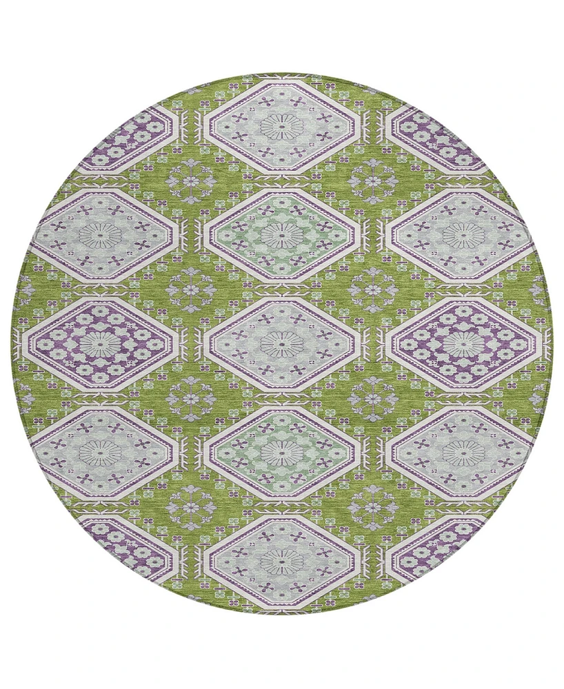 Addison Chantille Machine Washable ACN1446 8'x8' Round Area Rug