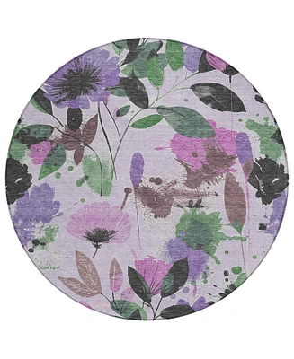 Addison Chantille Machine Washable ACN1552 8'x8' Round Area Rug