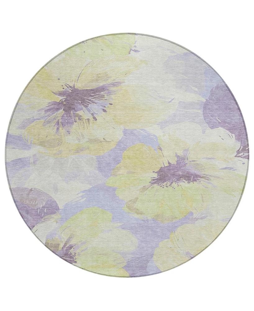 Addison Chantille Machine Washable ACN1560 8'x8' Round Area Rug