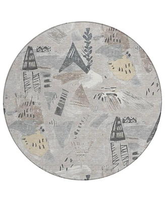Addison Chantille Machine Washable ACN1580 8'x8' Round Area Rug