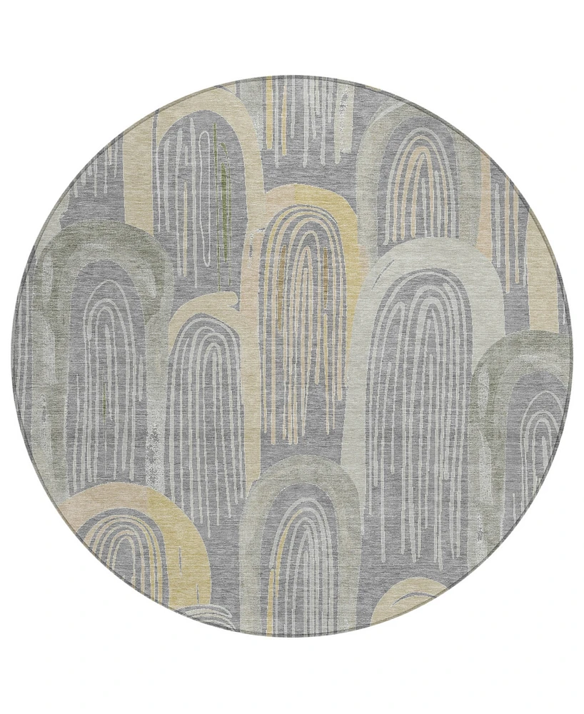 Addison Chantille Machine Washable ACN1590 8'x8' Round Area Rug
