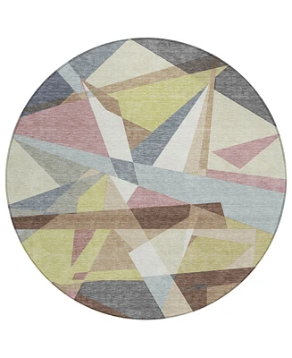 Addison Chantille Machine Washable ACN1610 8'x8' Round Area Rug