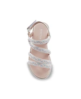 Kenneth Cole Reaction Little and Big Girls Lotus Rina Gladiator Sandals