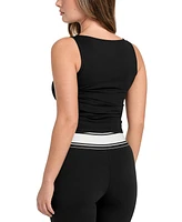 Guess Women's Nina Sleeveless Side-Ruched Top