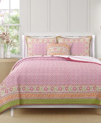 J By J Queen Bold Shiloh Quilt Sets