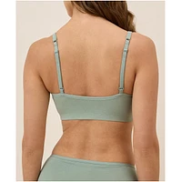 Pact Women's Organic Cotton Everyday Strappy Scoop Bralette