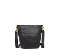 Susu Italian Leather Crossbody Bag Medium Size Shoulder Bag Black Purse Women's Handbag