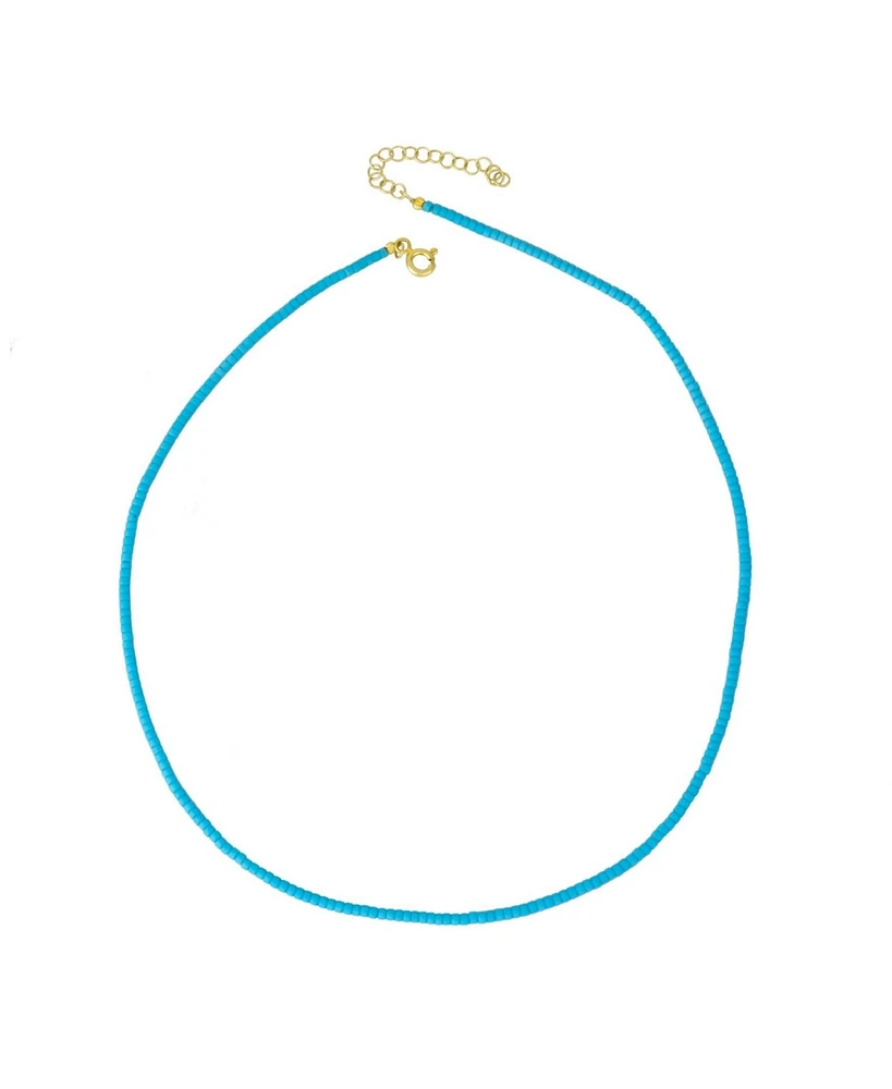 Spero London Turquoise Natural Stone Necklace