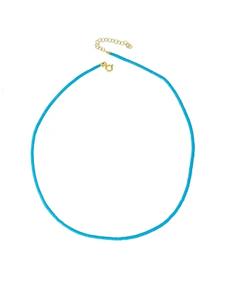 Spero London Turquoise Natural Stone Necklace