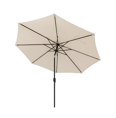 10 Feet Outdoor Patio Umbrella with Tilt Adjustment and Crank
