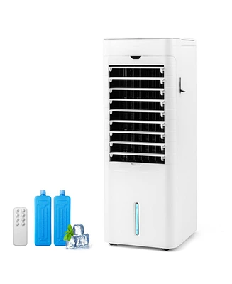 Evaporative Air Cooler and Heater with 3 Modes 3 Speeds and 2 Ice Boxes