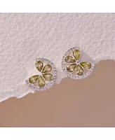 Alex and Ani Margarita Lime Stud Earring