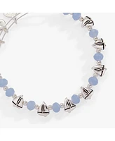 Sailboat Beaded Bangle Bracelet