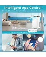 13000 Btu(Ashrae) Portable Air Conditioner with App and Heater