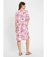 Olsen Women's Short Sleeve Tunic Dress