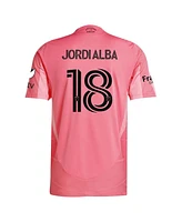 Adidas Men's Jordi Alba Light Pink Inter Miami Cf 2025 Euforia Authentic Player Jersey