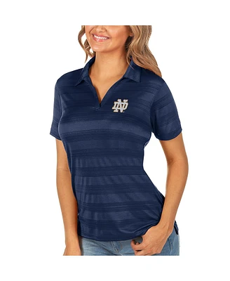 Antigua Women's Navy Notre Dame Fighting Irish Team Compass Polo Shirt